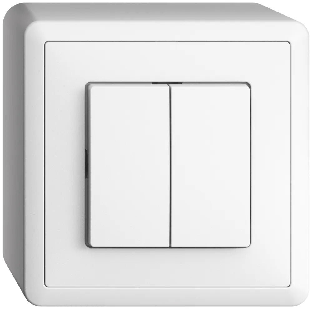 AP-Druckschalter EDIZIOdue 1/3+3/1P weiss